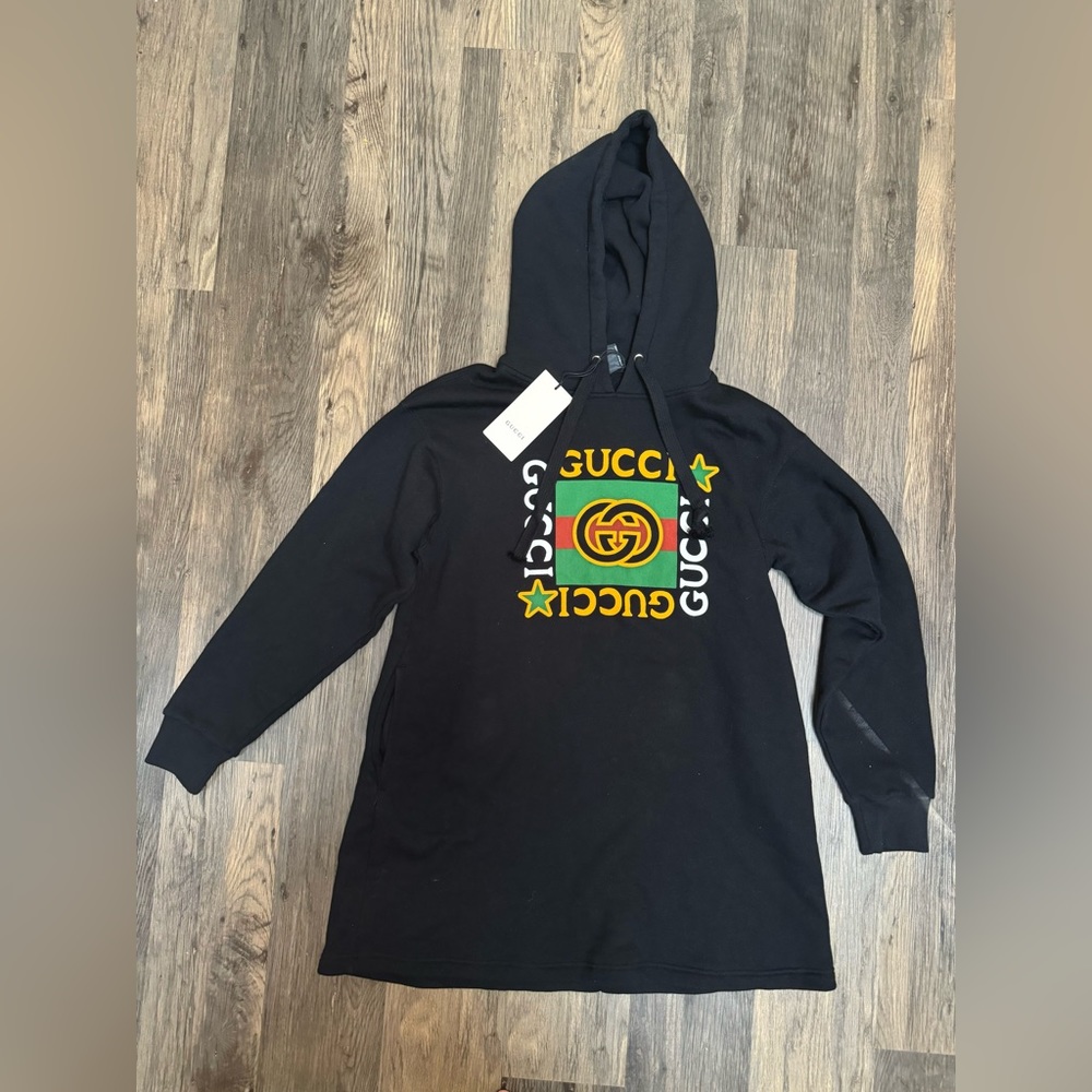 Gucci Cotton Hooded Sweatshirt - XS form Oversized